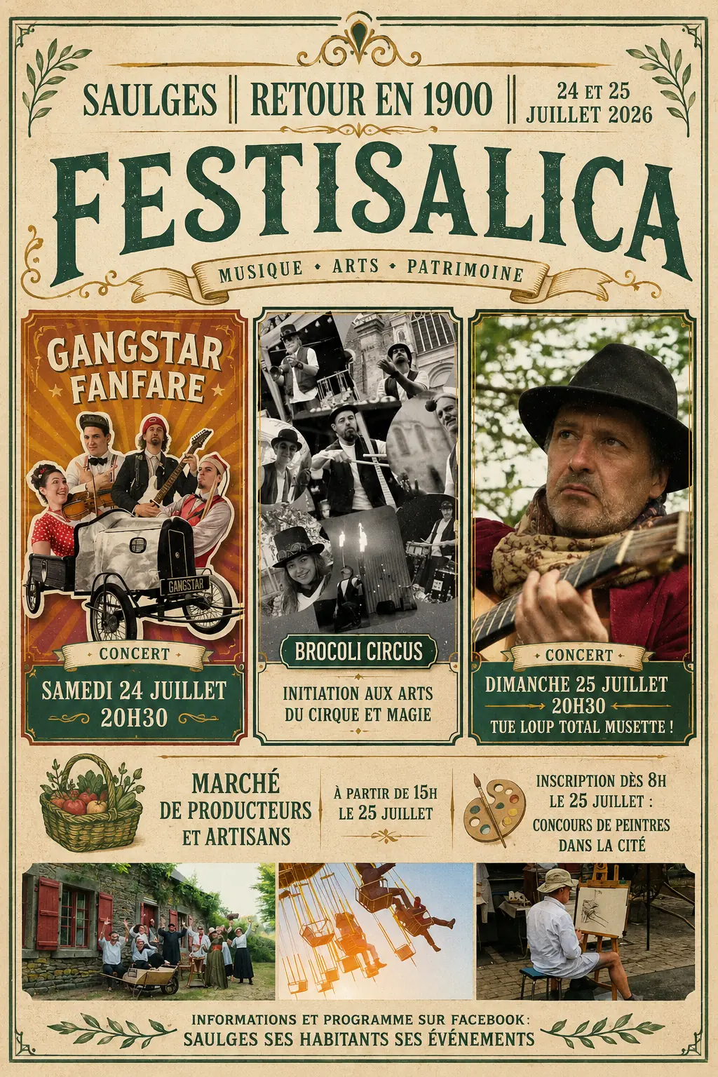 Festisalica - Marché de Producteurs et Artisans - Saulges