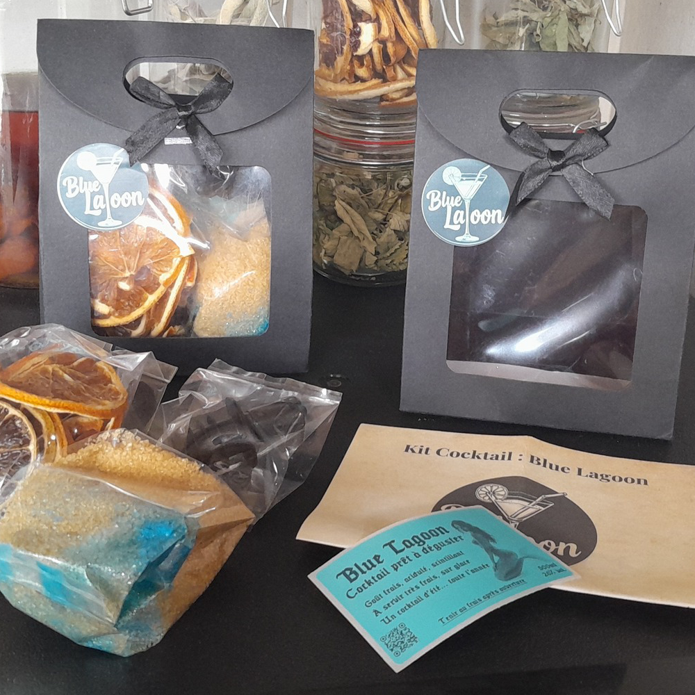 Kit Cocktail Blue Lagoon