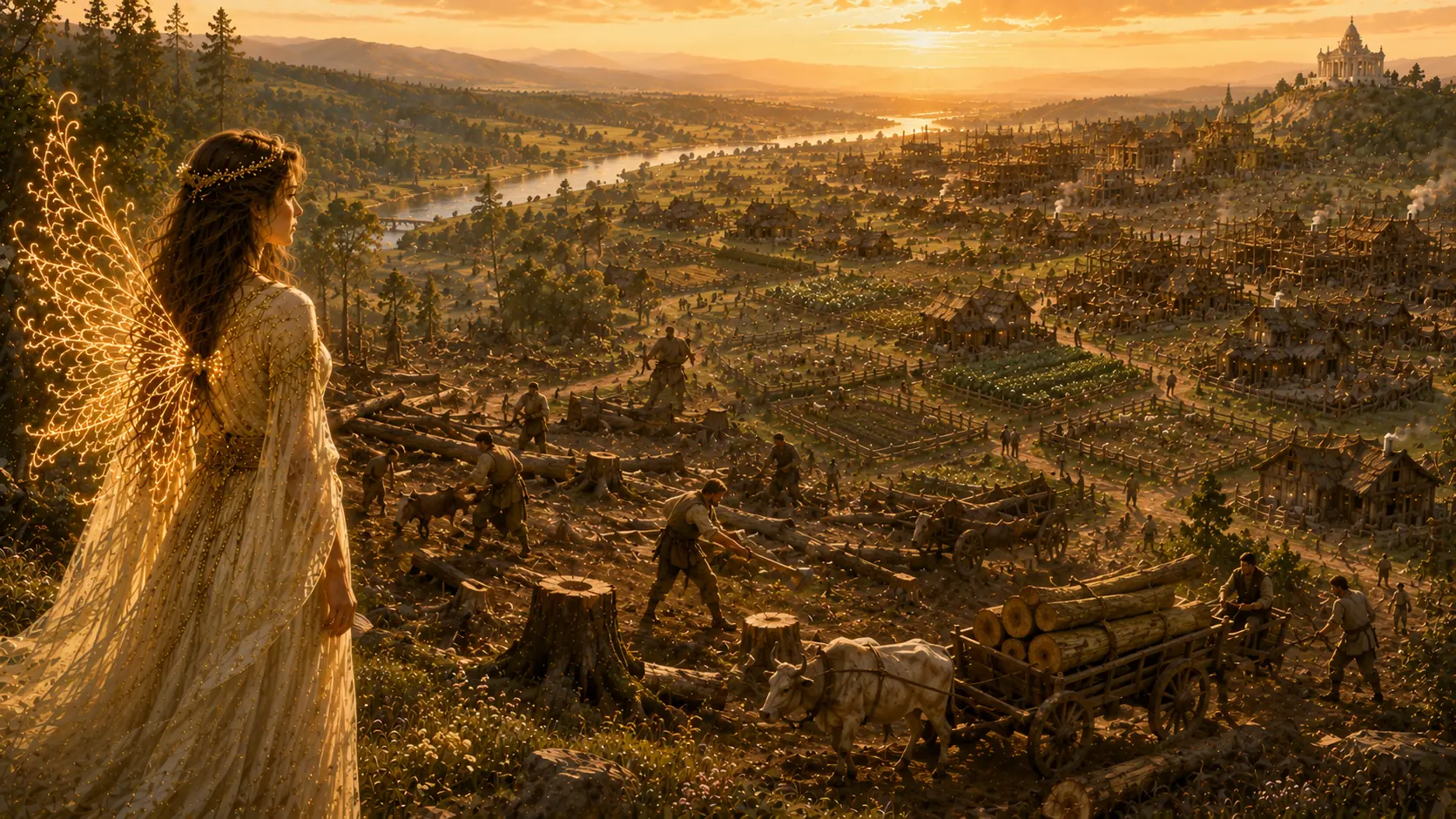 La forêt recule devant l'expansion d'Asnaë