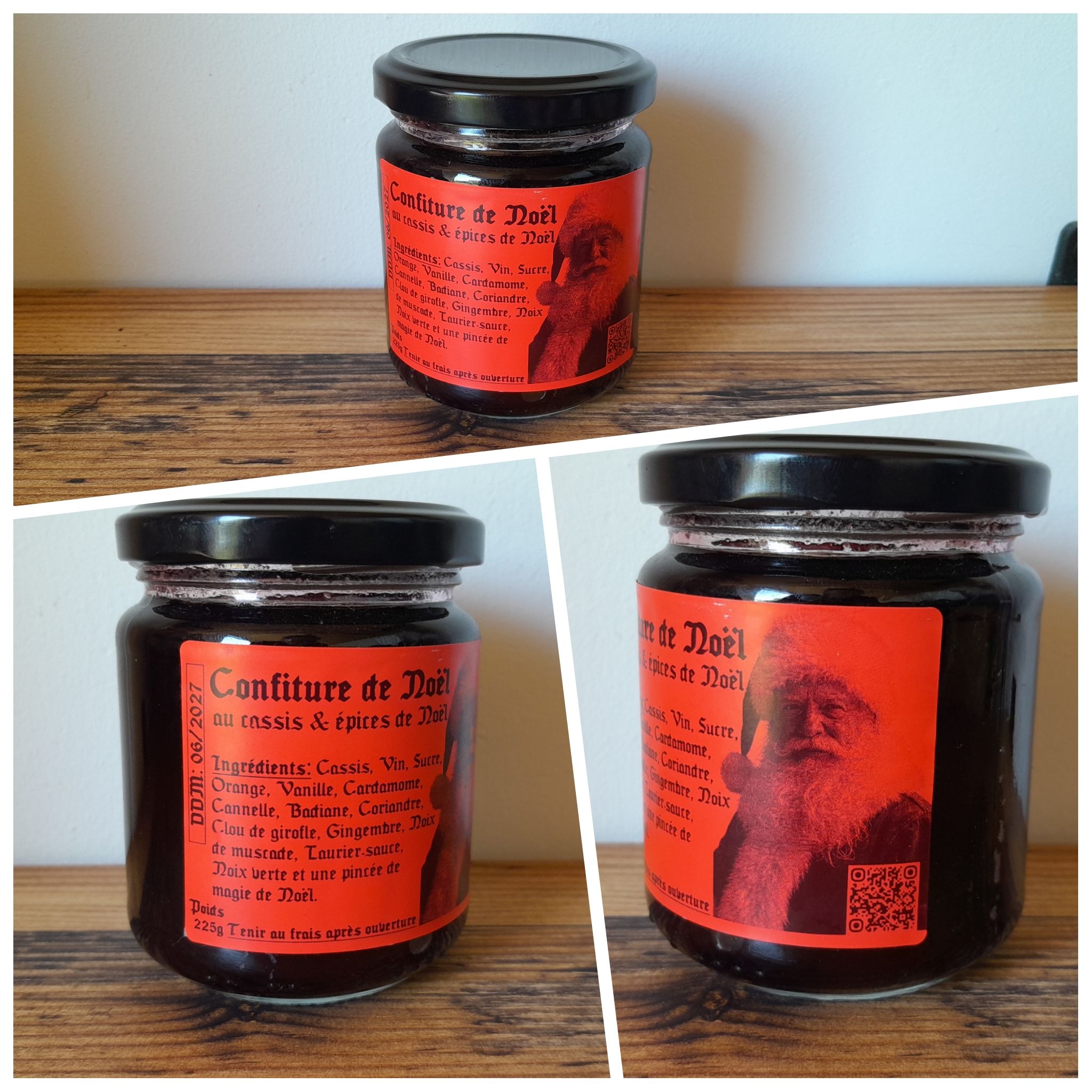 Confiture de Noël Cassis & Épices