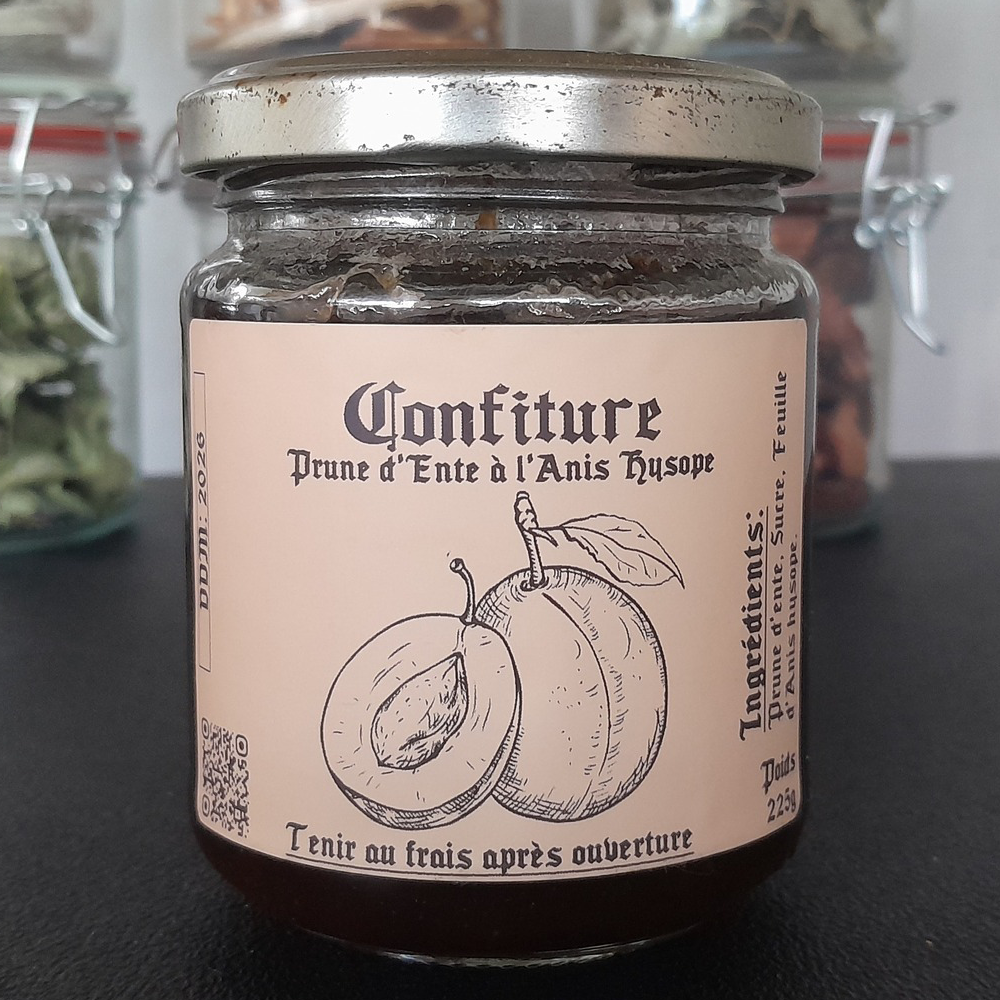 Prune d’Ente à l’Anis Hysope