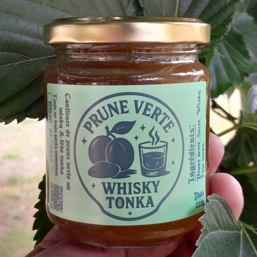 Prune Verte, Whisky & Fève Tonka
